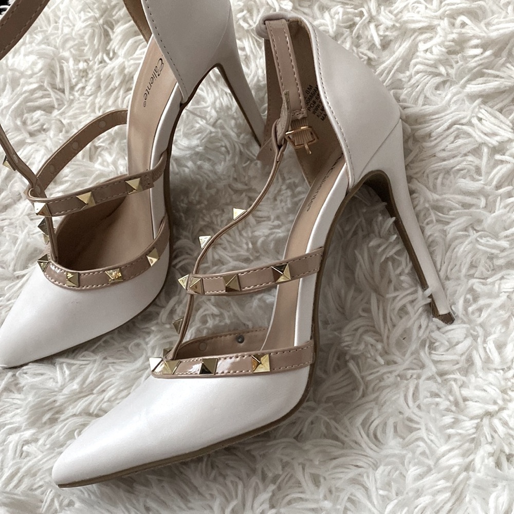 White Fashion Heels